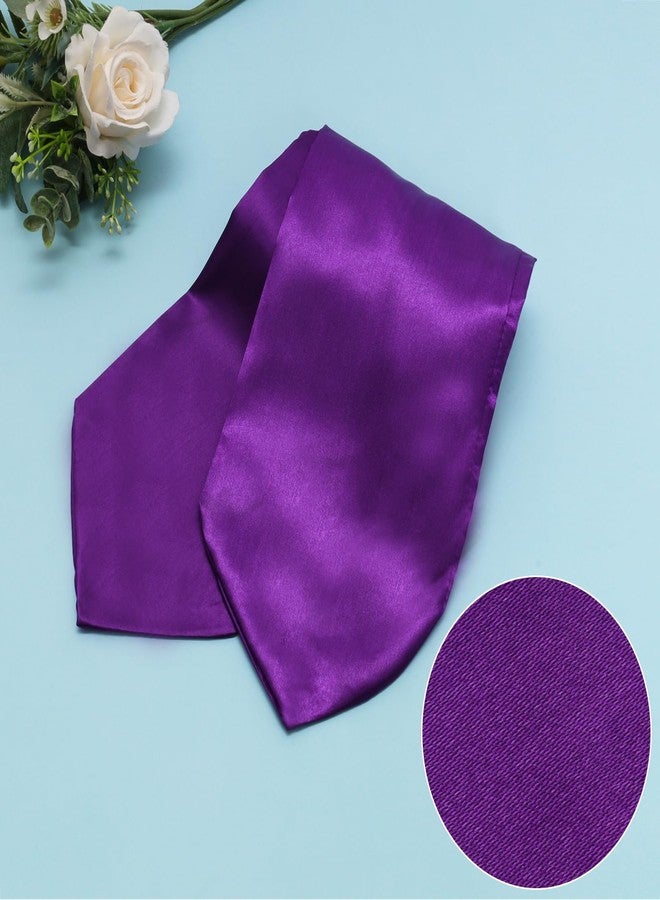 Gvhntk 6 Pieces 70 Inch Unisex Graduation Stole Plain Graduation Sash Stoles Honor Satin Stole for Adult Students Men Women - Image 3